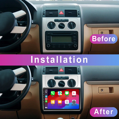 Navigatie dedicata Volkswagen Touran (2006-2008) cu Android 14, 4 GB RAM 64 GB ROM, OCTA-CORE, Carplay si Android auto, Slot SIM 4G, ventilator de racire activ, ecran 10.1 inch HD