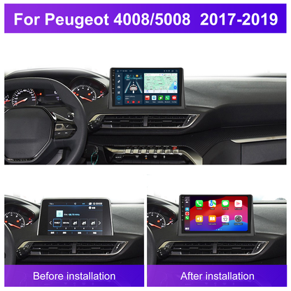 Navigatie dedicata Peugeot 4008/5008 (2017-2019) 2GB RAM 32GB ROM, Android 14, Carplay si Android Auto, cooler racire, ecran HD 9 inch