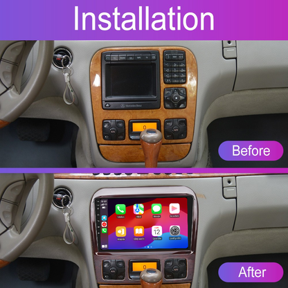 Navigatie dedicata Mercedes-Benz S-Class (1999-2007) 2GB RAM 32GB ROM, Android 14, Carplay si Android Auto, cooler racire, ecran HD 9 inch