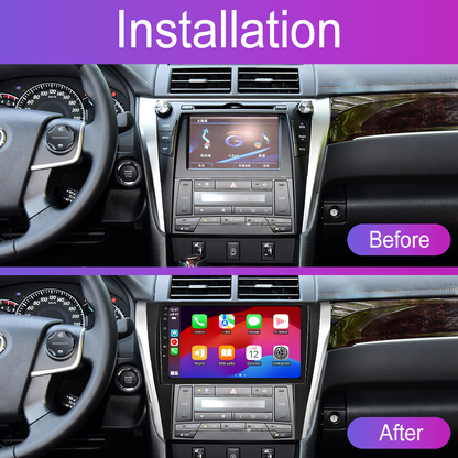 Navigatie dedicata Toyota Camry (2015-2017) 2GB RAM 32GB ROM, Android 14, Carplay si Android Auto, cooler racire, ecran HD 10.1 inch