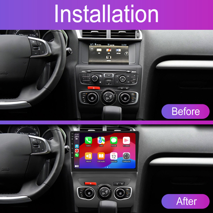 Navigatie dedicata Citroen C4L (2013-2016) 2GB RAM 32GB ROM, Android 14, Carplay si Android Auto, cooler racire, ecran HD 10.1 inch