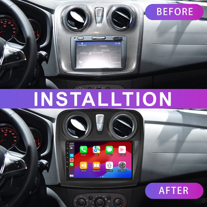 Navigatie dedicata Dacia Logan, Duster, Sandero (2012-2020) Android 14, 8 GB RAM 128 GB ROM, OCTA-CORE 2.0Mhz, Carplay si Android auto, Slot SIM 4G, ventilator de racire activ, ecran 9 inch HD