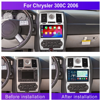 Navigatie dedicata Chrysler 300C (2006) Android 14, 8 GB RAM 128 GB ROM, OCTA-CORE 2.0Mhz, Carplay si Android auto, Slot SIM 4G, ventilator de racire activ, ecran 9 inch HD