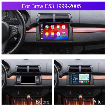 Navigatie dedicata BMW E53 (1999-2005) cu Android 14, 4 GB RAM 64 GB ROM, OCTA-CORE, Carplay si Android auto, Slot SIM 4G, ventilator de racire activ, ecran 9 inch HD