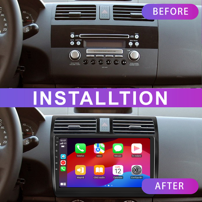Navigatie dedicata Suzuki Swift (2005-2010) 2GB RAM 32GB ROM, Android 14, Carplay si Android Auto, cooler racire, ecran HD 10.1 inch