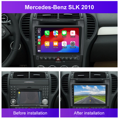 Navigatie dedicata Mercedes-Benz SLK (2010) cu Android 14, 4 GB RAM 64 GB ROM, OCTA-CORE, Carplay si Android auto, Slot SIM 4G, ventilator de racire activ, ecran 9 inch HD