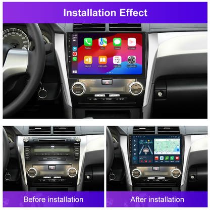 Navigatie dedicata Toyota Camry (2012-2014) 2GB RAM 32GB ROM, Android 14, Carplay si Android Auto, cooler racire, ecran HD 10.1 inch