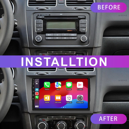 Navigatie dedicata Volkswagen Golf 6 (2010-2013) 2GB RAM 32GB ROM, Android 14, Carplay si Android Auto, cooler racire, ecran HD 9 inch
