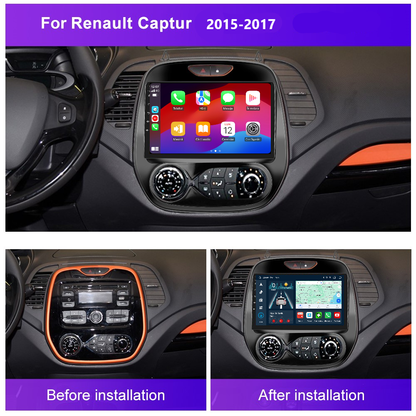Navigatie dedicata Renault Captur (2015-2017) cu Android 14, 4 GB RAM 64 GB ROM, OCTA-CORE, Carplay si Android auto, Slot SIM 4G, ventilator de racire activ, ecran 9 inch HD