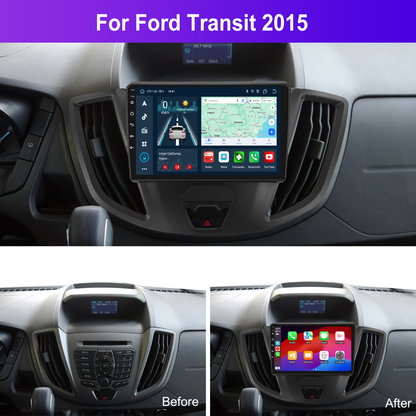 Navigatie dedicata Ford Transit (2015) 2GB RAM 32GB ROM, Android 14, Carplay si Android Auto, cooler racire, ecran HD 9 inch