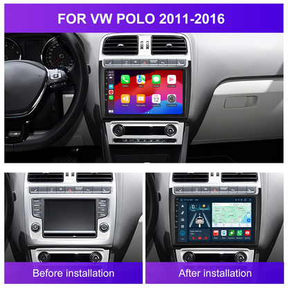 Navigatie dedicata VW POLO (2011-2016) Android 14, 8 GB RAM 128 GB ROM, OCTA-CORE 2.0Mhz, Carplay si Android auto, Slot SIM 4G, ventilator de racire activ, ecran 9 inch HD