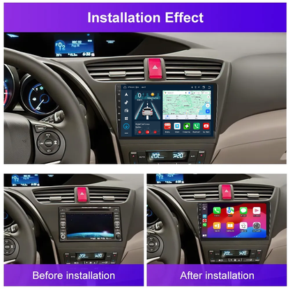 Navigatie dedicata Honda Civic (2012-2017) 2GB RAM 32GB ROM, Android 14, Carplay si Android Auto, cooler racire, ecran HD 9 inch