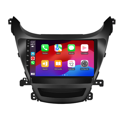 Navigatie dedicata Hyundai Elantra (2014-2016) cu Android 14, 4 GB RAM 64 GB ROM, OCTA-CORE, Carplay si Android auto, Slot SIM 4G, ventilator de racire activ, ecran 9 inch HD