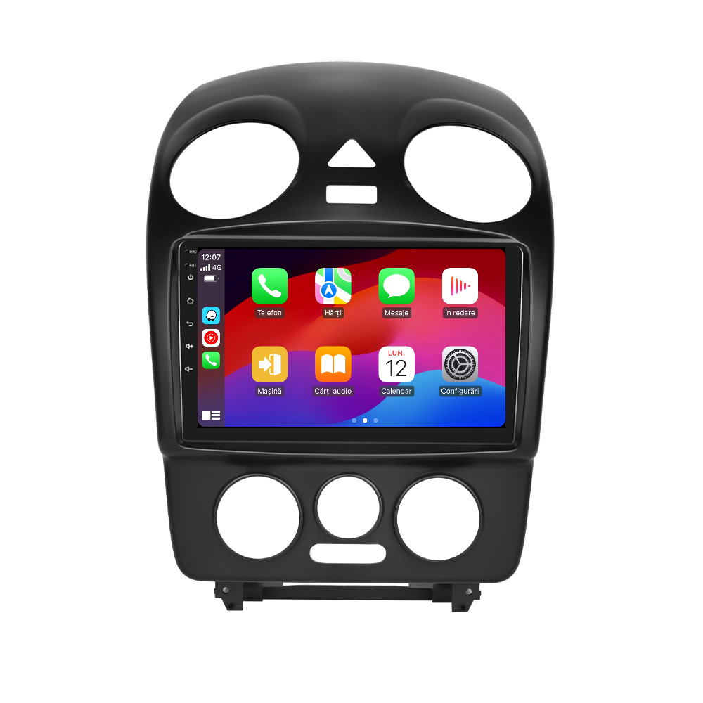 Navigatie dedicata Volkswagen Beetle (2004-2010) Android 14, 8 GB RAM 128 GB ROM, OCTA-CORE 2.0Mhz, Carplay si Android auto, Slot SIM 4G, ventilator de racire activ, ecran 9 inch HD
