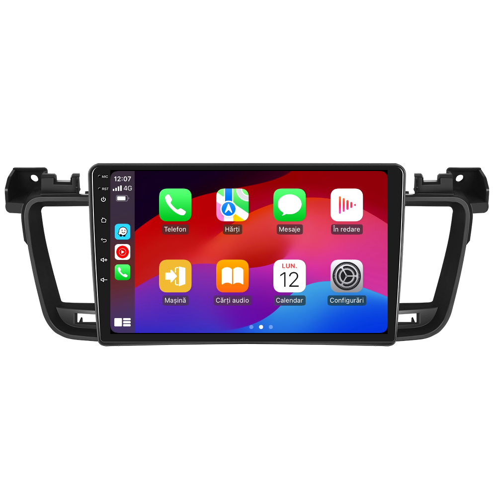 Navigatie dedicata Peugeot 508 (2011-2018) 2GB RAM 32GB ROM, Android 14, Carplay si Android Auto, cooler racire, ecran HD 9 inch