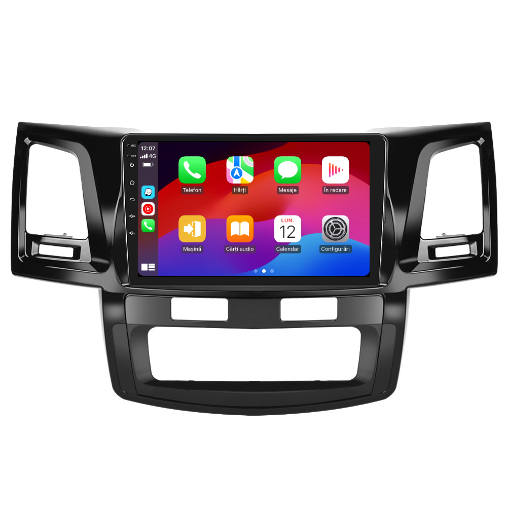 Navigatie dedicata Toyota HILUX (2005-2014) 2GB RAM 32GB ROM, Android 14, Carplay si Android Auto, cooler racire, ecran HD 9 inch