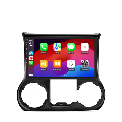 Navigatie dedicata Jeep Wrangler (2011-2014) Android 14, 8 GB RAM 128 GB ROM, OCTA-CORE 2.0Mhz, Carplay si Android auto, Slot SIM 4G, ventilator de racire activ, ecran 10.1 inch HD