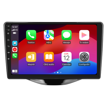 Navigatie dedicata Toyota Aygo 201|Citroen C1 2020|Peugeot 108 2GB RAM 32GB ROM, Android 14, Carplay si Android Auto, cooler racire, ecran HD 9 inch