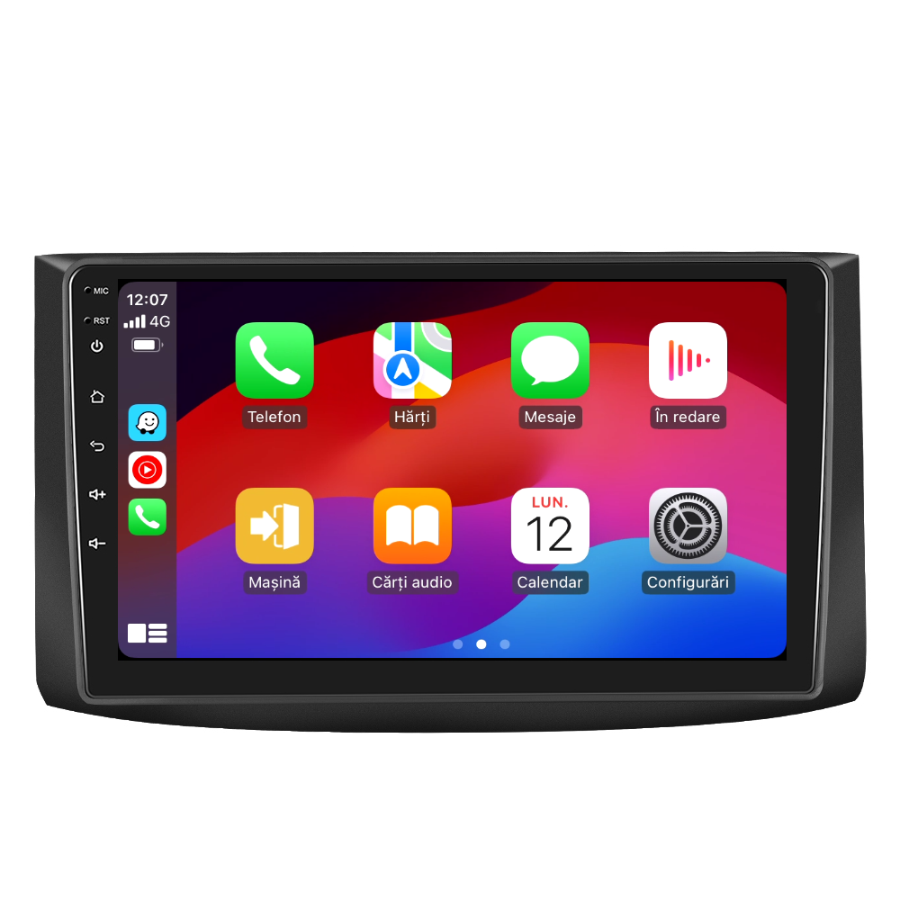 Navigatie dedicata Chevrolet Aveo (2006-2010) cu Android 14, 4 GB RAM 64 GB ROM, OCTA-CORE, Carplay si Android auto, Slot SIM 4G, ventilator de racire activ, ecran 9 inch HD