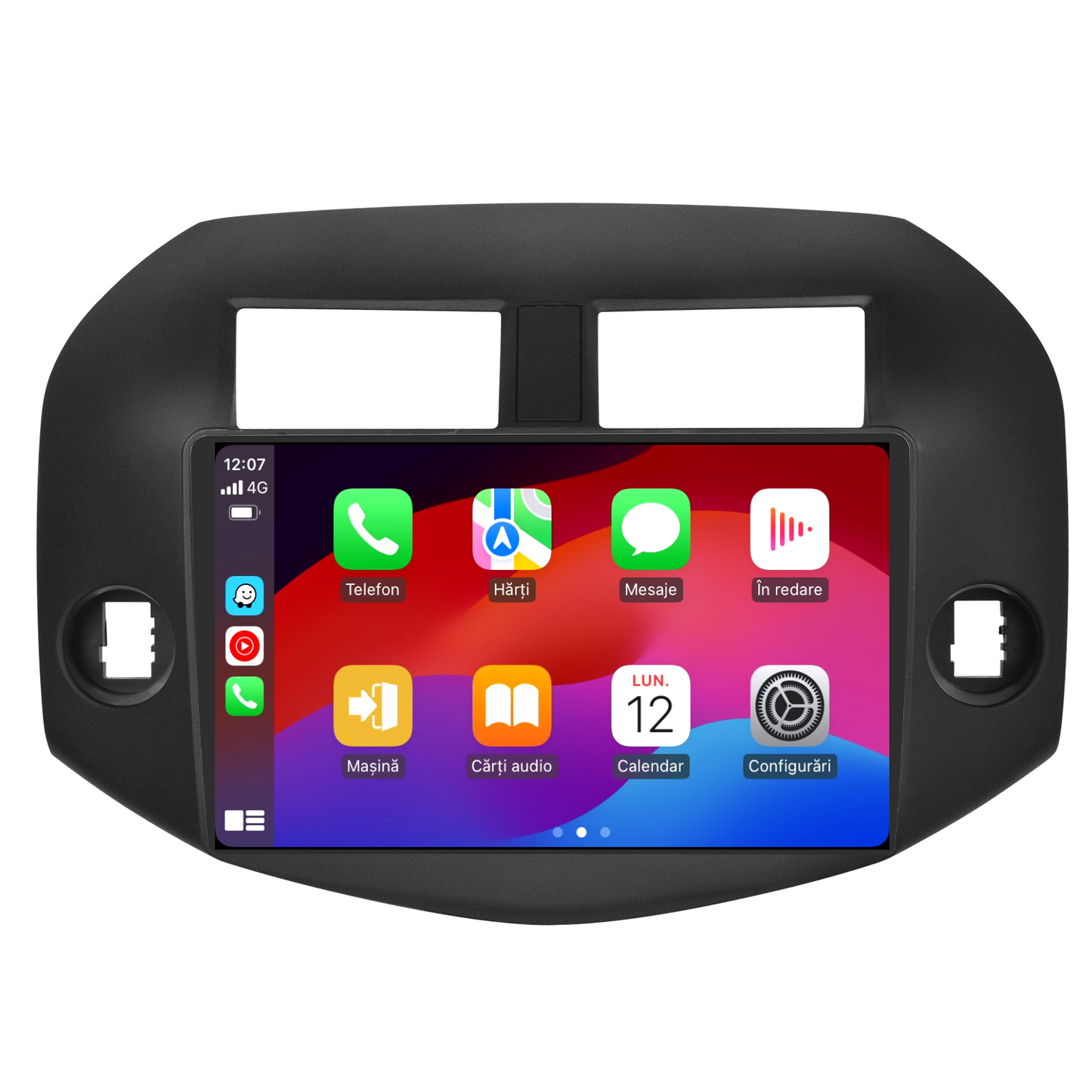 Navigatie dedicata Toyota RAV4 (2006-2012) Android 14, 8 GB RAM 128 GB ROM, OCTA-CORE 2.0Mhz, Carplay si Android auto, Slot SIM 4G, ventilator de racire activ, ecran 10.1 inch HD