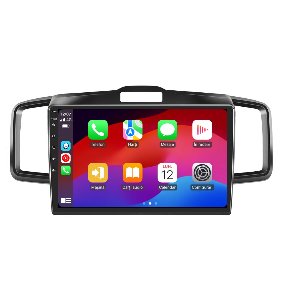 Navigatie dedicata Honda Feed (2008-2015) Android 14, 8 GB RAM 128 GB ROM, OCTA-CORE 2.0Mhz, Carplay si Android auto, Slot SIM 4G, ventilator de racire activ, ecran 10.1 inch HD