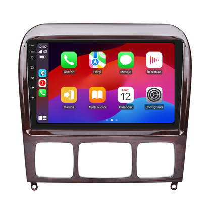 Navigatie dedicata Mercedes-Benz S-Class (1999-2007) 2GB RAM 32GB ROM, Android 14, Carplay si Android Auto, cooler racire, ecran HD 9 inch