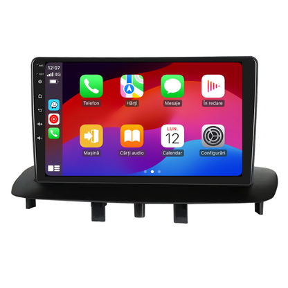 Navigatie dedicata Renault Megane 3/Fluence (2009-2015) Android 14, 8 GB RAM 128 GB ROM, OCTA-CORE 2.0Mhz, Carplay si Android auto, Slot SIM 4G, ventilator de racire activ, ecran 9 inch HD