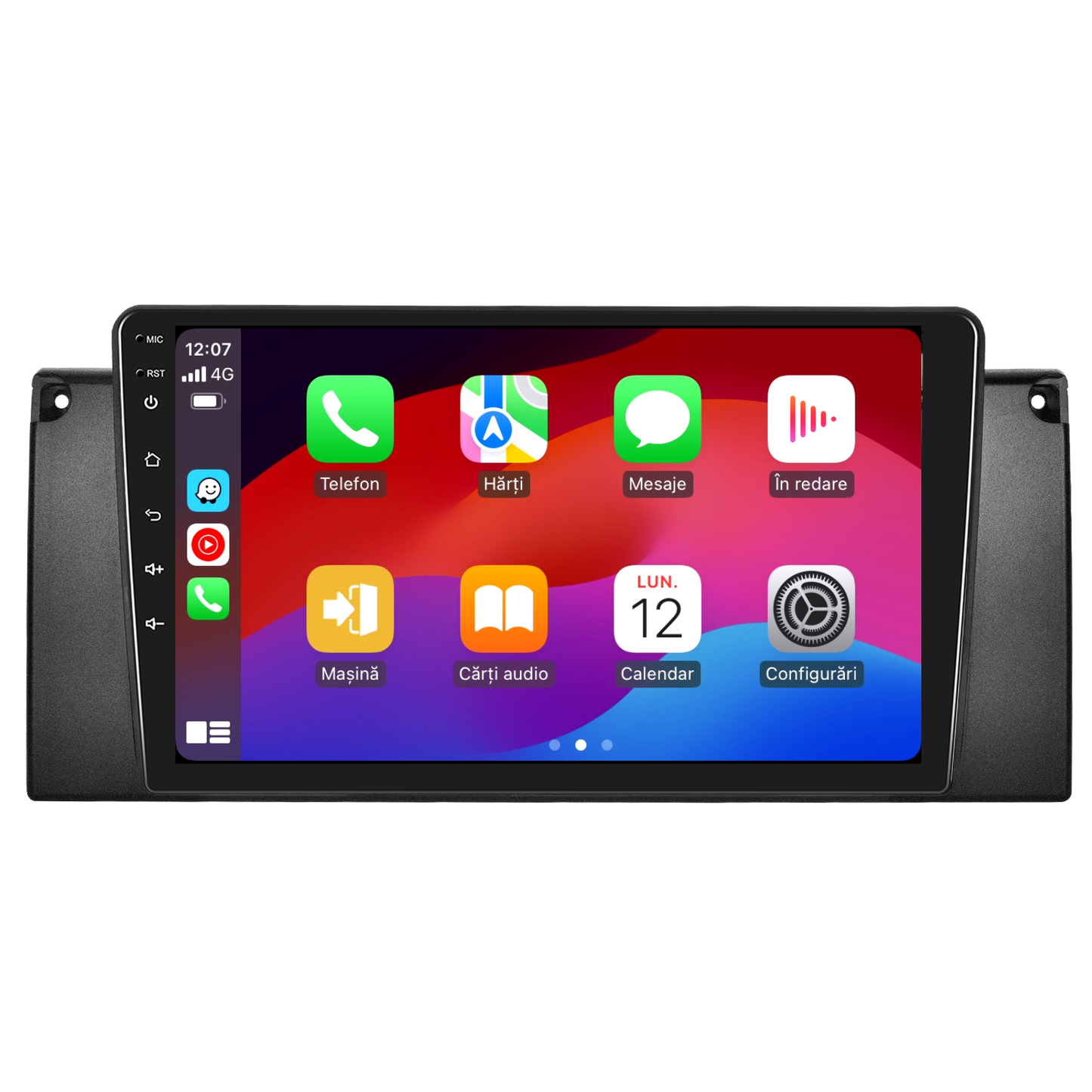 Navigatie dedicata BMW E53 (1999-2005) cu Android 14, 4 GB RAM 64 GB ROM, OCTA-CORE, Carplay si Android auto, Slot SIM 4G, ventilator de racire activ, ecran 9 inch HD