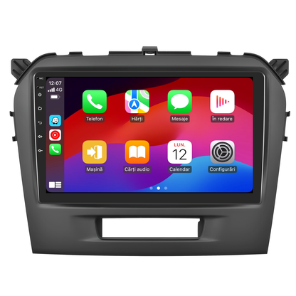 Navigatie dedicata Suzuki Vitara (2014-2018) cu Android 14, 4 GB RAM 64 GB ROM, OCTA-CORE, Carplay si Android auto, Slot SIM 4G, ventilator de racire activ, ecran 9 inch HD