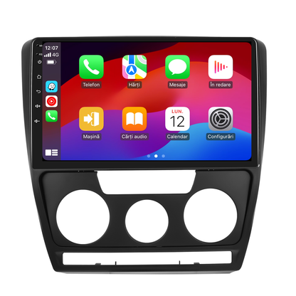 Navigatie dedicata Skoda Octavia (2004-2014) cu Android 14, 4 GB RAM 64 GB ROM, OCTA-CORE, Carplay si Android auto, Slot SIM 4G, ventilator de racire activ, ecran 10.1 inch HD