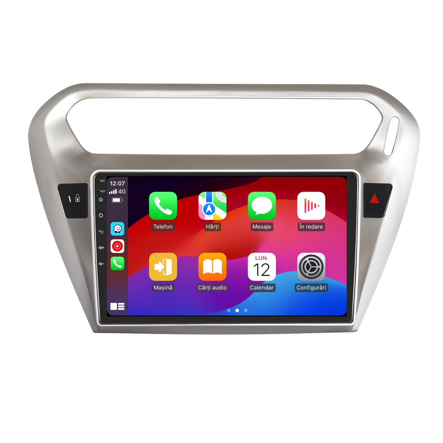Navigatie dedicata Peugeot 301/Citroen Elysee (2014) cu Android 14, 4 GB RAM 64 GB ROM, OCTA-CORE, Carplay si Android auto, Slot SIM 4G, ventilator de racire activ, ecran 9 inch HD
