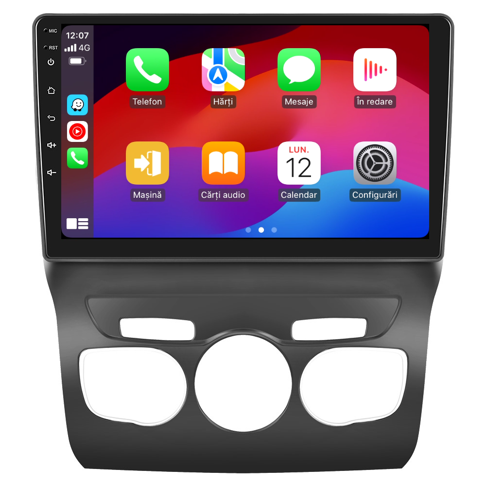 Navigatie dedicata Citroen C4L (2013-2016) 2GB RAM 32GB ROM, Android 14, Carplay si Android Auto, cooler racire, ecran HD 10.1 inch