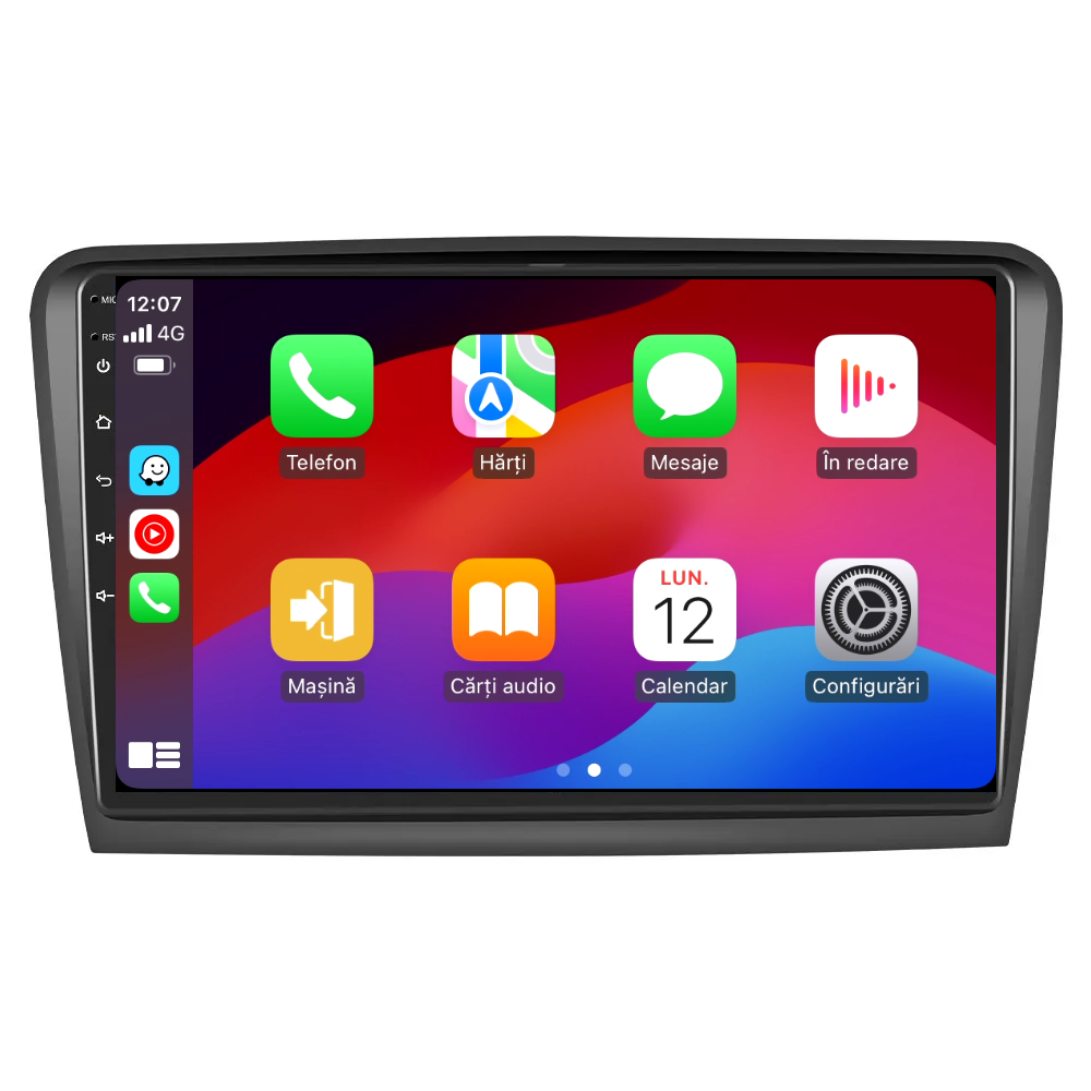 Navigatie dedicata Skoda Superb 2 (2009-2013) 2GB RAM 32GB ROM, Android 14, Carplay si Android Auto, cooler racire, ecran HD 10.1 inch