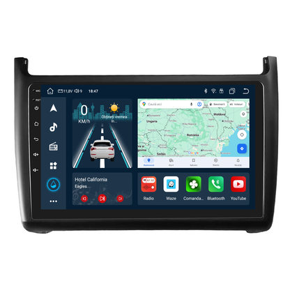 Navigatie dedicata VW POLO (2011-2016) cu Android 14, 4 GB RAM 64 GB ROM, OCTA-CORE, Carplay si Android auto, Slot SIM 4G, ventilator de racire activ, ecran 9 inch HD
