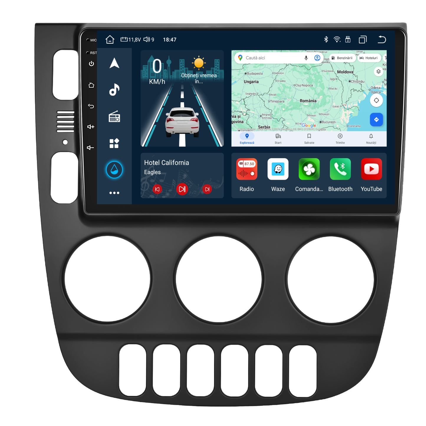 Navigatie dedicata Mercedes Benz ML320 (2003-2005) cu Android 14, 4 GB RAM 64 GB ROM, OCTA-CORE, Carplay si Android auto, Slot SIM 4G, ventilator de racire activ, ecran 9 inch HD