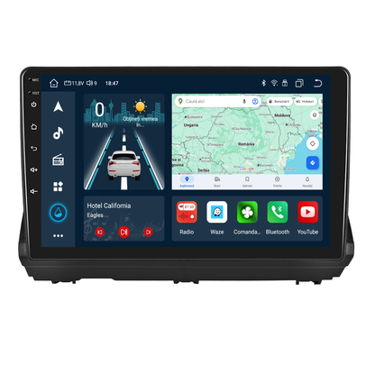 Navigatie dedicata Dacia Sandero (2021) cu Android 14, 4 GB RAM 64 GB ROM, OCTA-CORE, Carplay si Android auto, Slot SIM 4G, ventilator de racire activ, ecran 10.1 inch HD