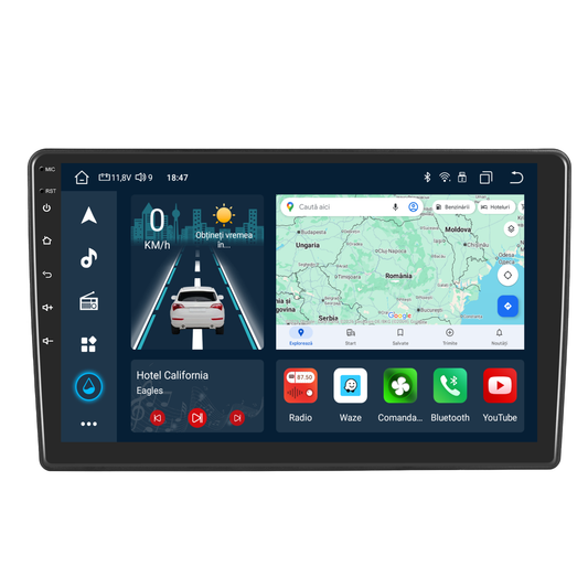 Navigatie dedicata Toyota Auris (2006-2011) cu Android 14, 4 GB RAM 64 GB ROM, OCTA-CORE, Carplay si Android auto, Slot SIM 4G, ventilator de racire activ, ecran 10 inch HD