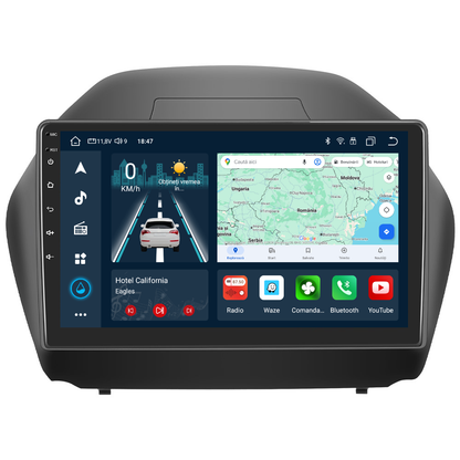 Navigatie dedicata Hyundai IX35 (2010-2015) cu Android 14, 4 GB RAM 64 GB ROM, OCTA-CORE, Carplay si Android auto, Slot SIM 4G, ventilator de racire activ, ecran 10.1 inch HD
