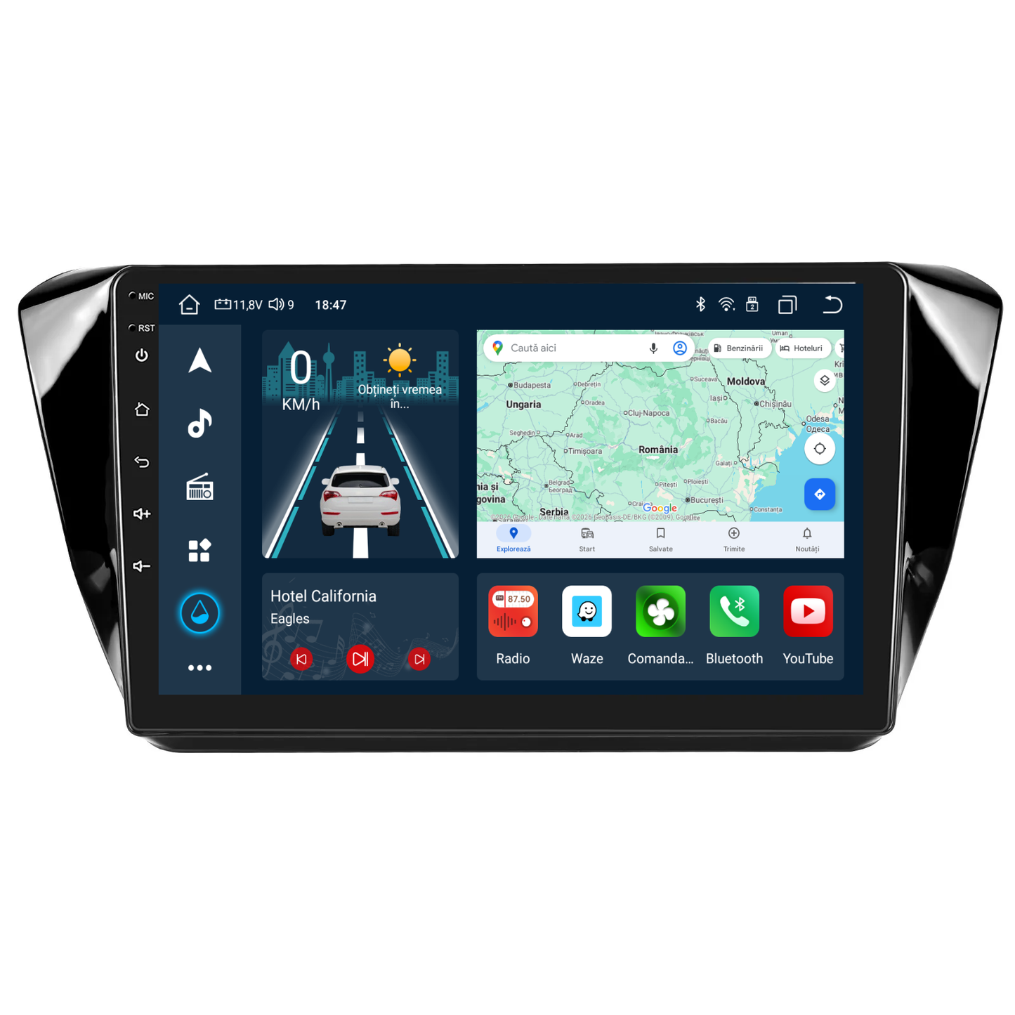 Navigatie dedicata Skoda Superb (2015) cu Android 14, 4 GB RAM 64 GB ROM, OCTA-CORE, Carplay si Android auto, Slot SIM 4G, ventilator de racire activ, ecran 10 inch HD