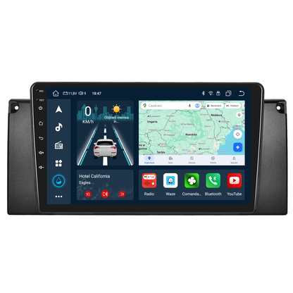 Navigatie dedicata BMW E53 (1999-2005) cu Android 14, 4 GB RAM 64 GB ROM, OCTA-CORE, Carplay si Android auto, Slot SIM 4G, ventilator de racire activ, ecran 9 inch HD