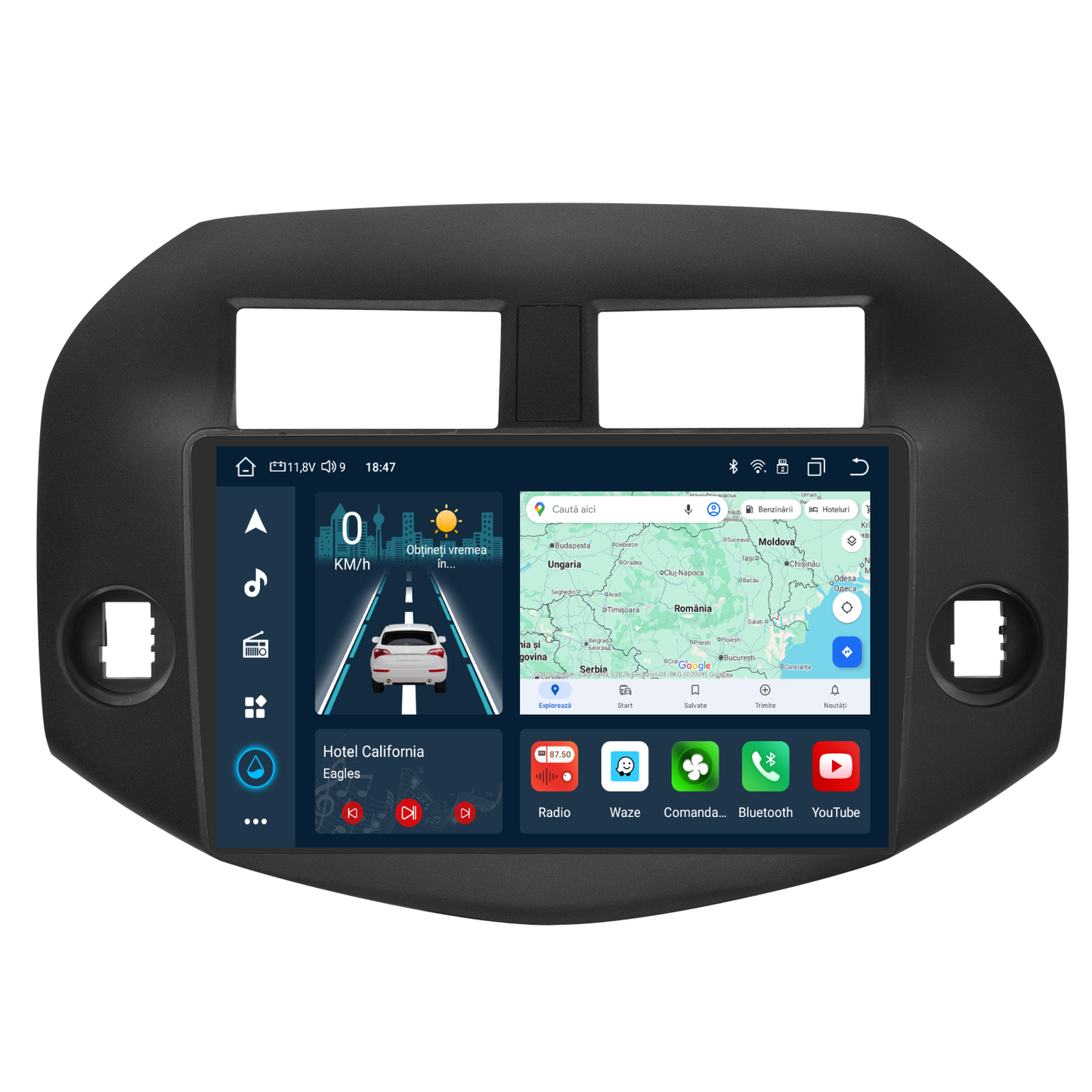 Navigatie dedicata Toyota RAV4 (2006-2012) cu Android 14, 4 GB RAM 64 GB ROM, OCTA-CORE, Carplay si Android auto, Slot SIM 4G, ventilator de racire activ, ecran 10.1 inch HD