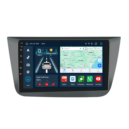 Navigatie dedicata Seat Altea (2004-2016) cu Android 14, 4 GB RAM 64 GB ROM, OCTA-CORE, Carplay si Android auto, Slot SIM 4G, ventilator de racire activ, ecran 9 inch HD