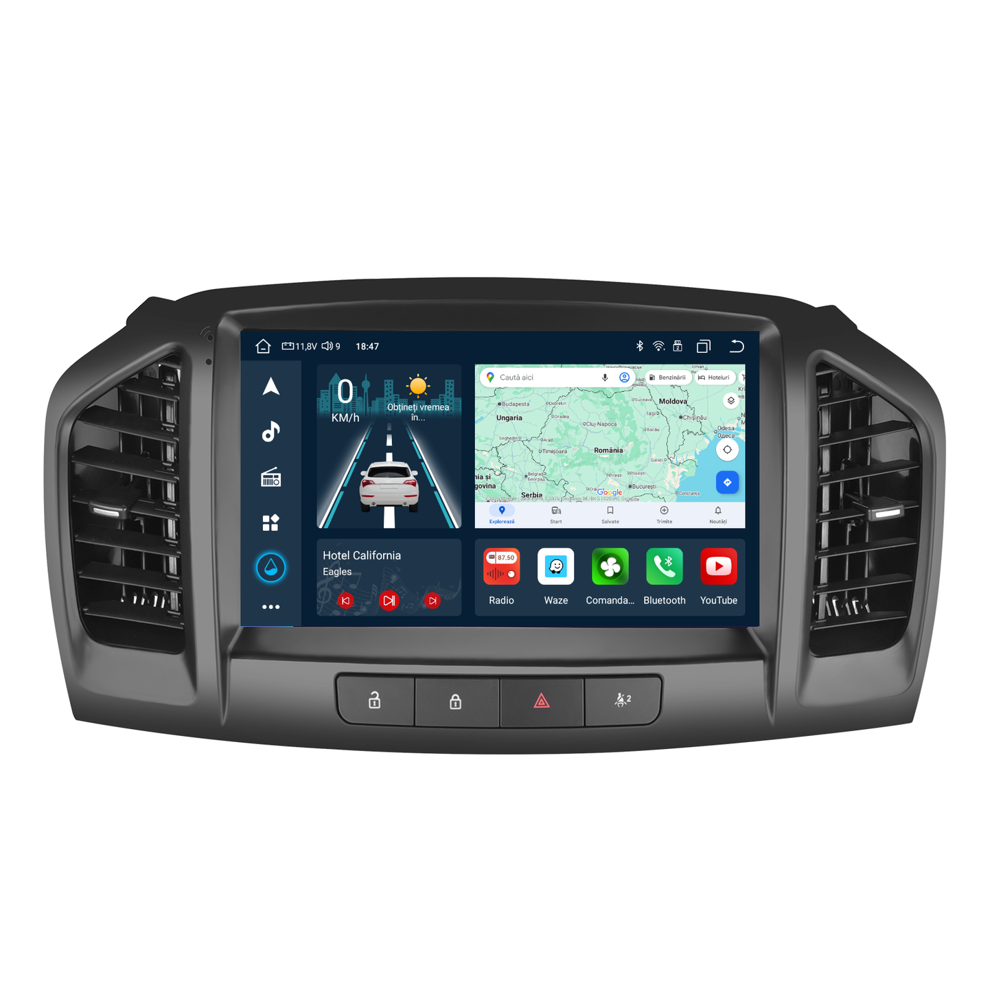 Navigatie dedicata Opel Insignia (2008-2012) cu Android 14, 4 GB RAM 64 GB ROM, OCTA-CORE, Carplay si Android auto, Slot SIM 4G, ventilator de racire activ, ecran 9 inch HD