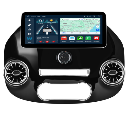 Navigatie dedicata Mercedes-Benz Vito (2016-2021) cu Android 14, 4 GB RAM 64 GB ROM, OCTA-CORE, Carplay si Android auto, Slot SIM 4G, ventilator de racire activ, ecran 12.3 inch HD