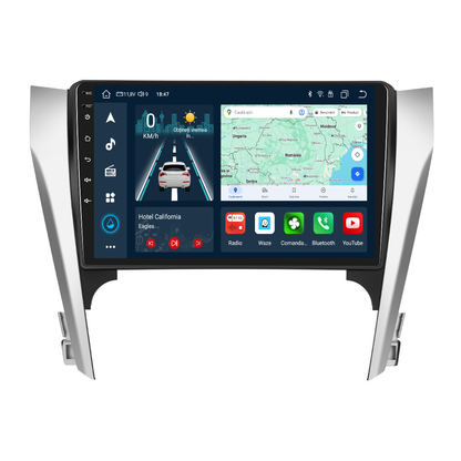 Navigatie dedicata Toyota Camry (2012-2014) cu Android 14, 4 GB RAM 64 GB ROM, OCTA-CORE, Carplay si Android auto, Slot SIM 4G, ventilator de racire activ, ecran 10.1 inch HD