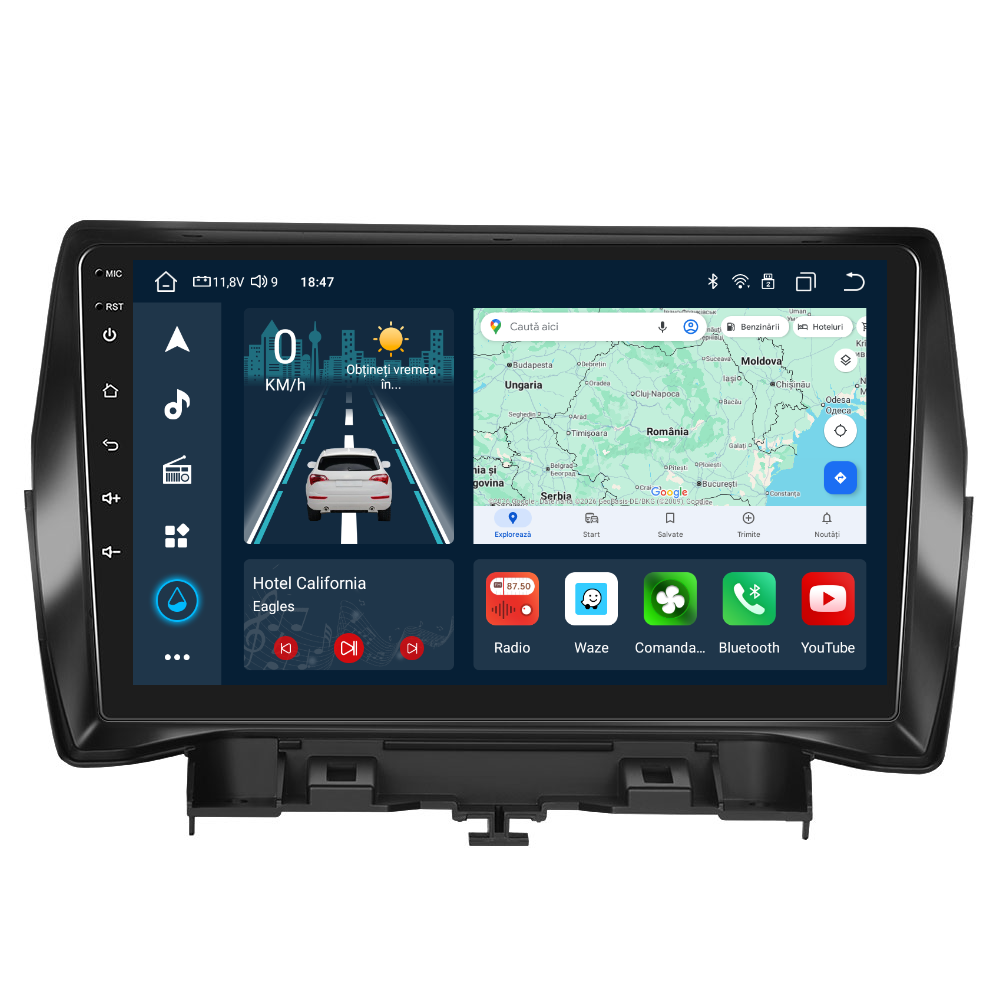 Navigatie dedicata Ford Kuga (2013-2019) cu Android 14, 4 GB RAM 64 GB ROM, OCTA-CORE, Carplay si Android auto, Slot SIM 4G, ventilator de racire activ, ecran 9 inch HD