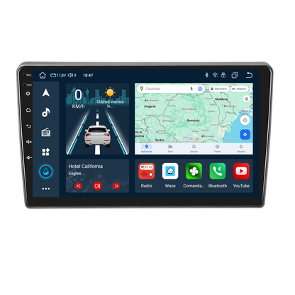 Navigatie dedicata Peugeot 407 (2004-2008) cu Android 14, 4 GB RAM 64 GB ROM, OCTA-CORE, Carplay si Android auto, Slot SIM 4G, ventilator de racire activ, ecran 9 inch HD