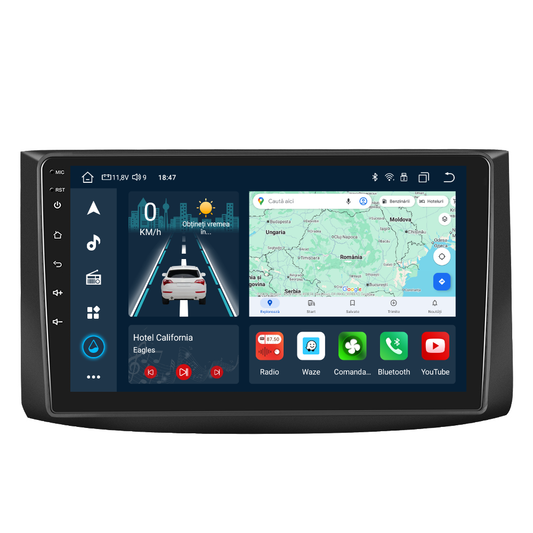 Navigatie dedicata Chevrolet Aveo (2006-2010) cu Android 14, 4 GB RAM 64 GB ROM, OCTA-CORE, Carplay si Android auto, Slot SIM 4G, ventilator de racire activ, ecran 9 inch HD