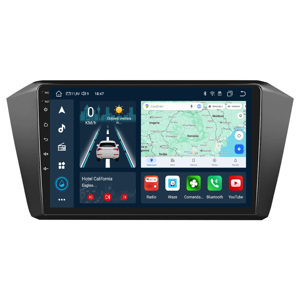 Navigatie dedicata Volkswagen Passat B8 (2015-2019) cu Android 14, 4 GB RAM 64 GB ROM, OCTA-CORE, Carplay si Android auto, Slot SIM 4G, ventilator de racire activ, ecran 10.1 inch HD