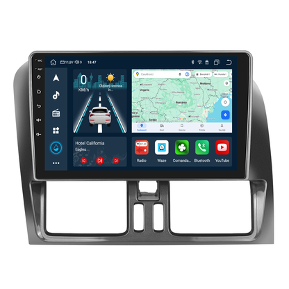 Navigatie dedicata VOLVO XC60 (2008-2013) cu Android 14, 4 GB RAM 64 GB ROM, OCTA-CORE, Carplay si Android auto, Slot SIM 4G, ventilator de racire activ, ecran 9 inch HD